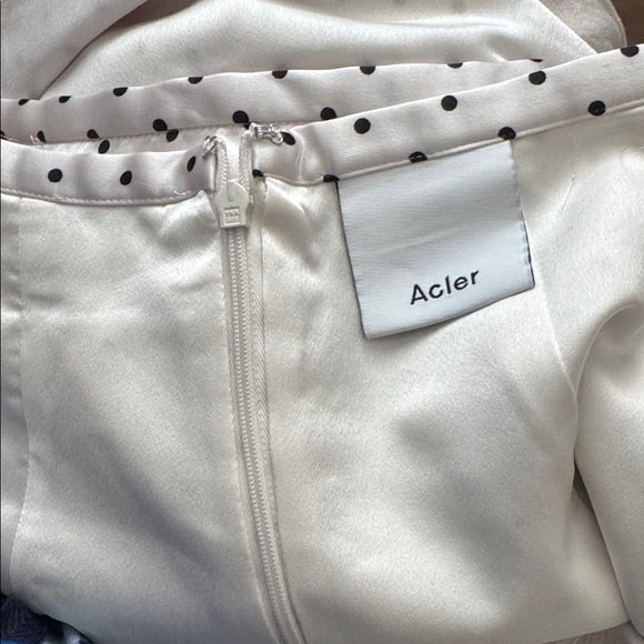 Acler Black and White Polka Dot Pencil Skirt - Picture 6 of 6